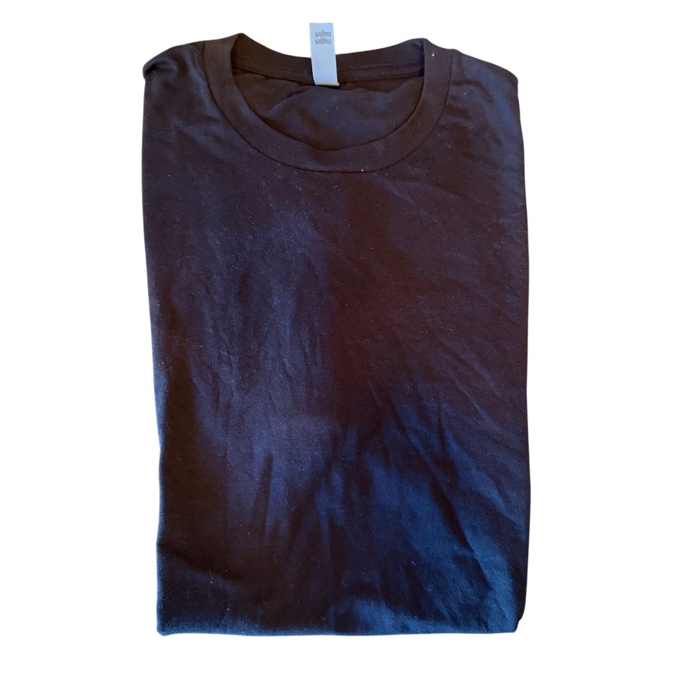 Next Level Apparel Black and Olive Green Crew‎ Neck Size L